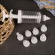 Plastic Cream Dispenser Syringe with 8 Nozzles, Icing Pastry Cream Tips, Pastry Decoration Tool