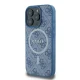 Guess iPhone 16 Pro Case 4G Ring Classic Logo MagSafe, Blue