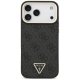Guess 4G PU Leather MagSafe Case for Apple iPhone 17 Pro Max, Brown