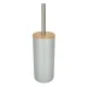 6-Piece Bathroom Accessory Set with Soap Dispenser and Toilet Brush, Grey