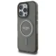 Guess iPhone 16 Pro Max Case IML Glitter Circle MagSafe, Black