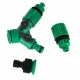 Garden Irrigation System and Water Mist Cooling Kit LUARO 25m, black