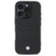 BMW iPhone 16 Pro Max Leather Case Sign Leather Cardslot, Black