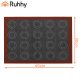 Perforated Silicone Baking Mat 30x40cm Ruhhy 27189, Black