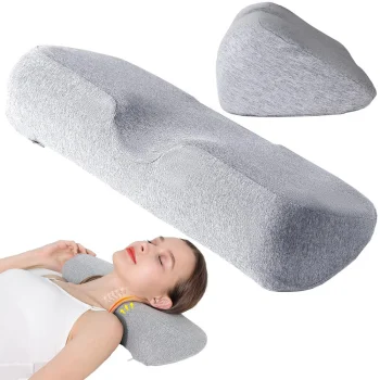 Ergonomic Orthopedic Foam Sleep Pillow, White