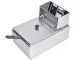 Electric Deep Fryer 6L 2500W with Temperature Control, Silver