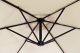 Large 3m Cantilever Garden Parasol with Crank MultiGarden, Beige