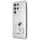 Karl Lagerfeld Samsung Galaxy S21 Ultra чехол Choupette Fun, прозрачный
