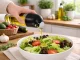 Glass Gravity Oil and Vinegar Dispenser Bottle 510 ml, black