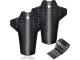Universal MTB Bike Mudguard Set Front and Rear for 24–28 Inch Wheels, Black