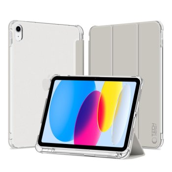 Tech-Protect SC Pen Hybrid Case for iPad 10 (2022), Gray/Transparent