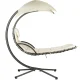 Multigarden PH006 Hanging Garden Lounger with Canopy, Beige