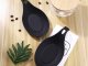 Silicone Spoon Rest and Kitchen Utensil Holder, Black