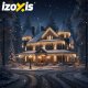 Outdoor Icicle Lights 500 LED 22.5m Izoxis 23223, Warm White