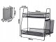 Double Deck Kitchen Home Bathroom Organizer Container, Various Colors