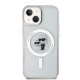 Karl Lagerfeld iPhone 15 Plus Case KC Glitter MagSafe, Transparent