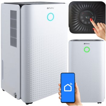 Ruhhy 26497 Dehumidifier for Home, 12L/Day with WiFi Control and Timer