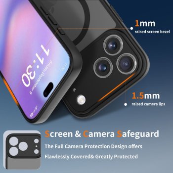 Tech-Protect BasicMag MagSafe Phone Case Cover iPhone 17 Pro Max - Matte Black