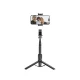 Tech-Protect L05S Bluetooth Selfie Stick with Tripod and LED Light - Black