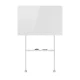 Ergo Office ER-306 Mobile Whiteboard, Single-Sided, 119x79 cm