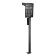 Maclean MCE456 Steel EV and PHEV Car Charger Stand, 15kg Max, Black