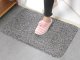Īpaši absorbējošs kāju slaukāmais paklājs Clean Step, pelēks