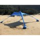 Large Beach Tent Sun Shelter Canopy Trizand 20982 with UV50+, Blue