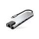 USB-C HUB Adapter Tech-Protect HB02 6in1 HDMI 4K RJ45 PD100W Gray