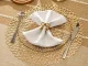 Round Openwork Table Placemat, 41 cm, Gold