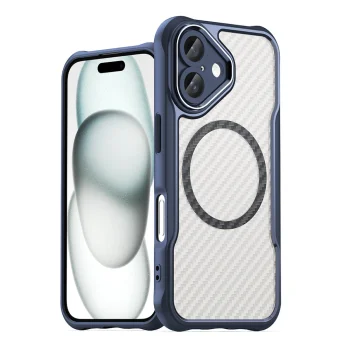 Dėklas iPhone 16 Plus Leading Series MagSafe, mėlynas