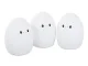 Kids LED Night Light Egg, RGB, Silicone, USB, White