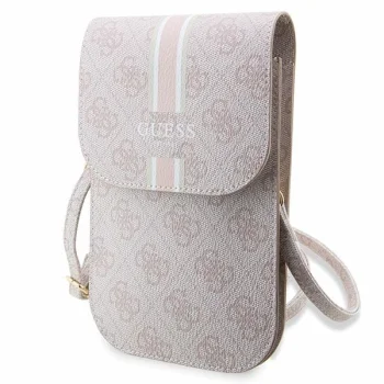Guess 4G Stripe Phone Handbag, Pink