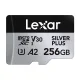 Lexar High-Performance Silver Plus microSDXC Memory Card 256GB + Adapter