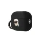Karl Lagerfeld 3D Silicone NFT Karl Case for AirPods Pro 2, Black