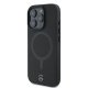 Apple iPhone 16 Pro Max 6.9\" Mercedes Smooth Leather MagSafe Case Cover, Black