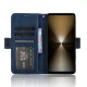 Sony Xperia 1 VI Wallet Design Multiple Card Slots Stand Leather Phone Case Cover, Blue