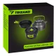 Trizand 00023667 Camping Cookware Set for 2 Persons, 18 Pieces, Black/Green