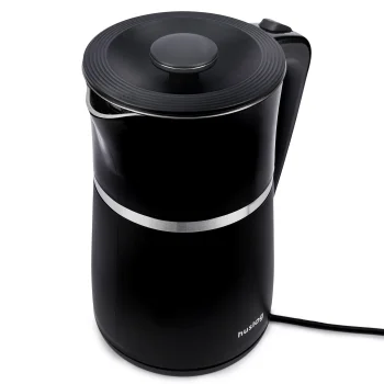 Huslog AK-1032 Electric Kettle 1.7L, Black/Silver