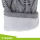 Trizand R26073 Touchscreen Winter Gloves with Warmers for Men & Women, Gray