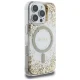 Guess HC Resin Bottom Glitter MagSafe Phone Case Cover iPhone 16 Pro Max - gold