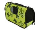 Large pet carrier bag for dogs and cats green
