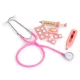 ECOTOYS Wooden Doctor Kit for Kids, 24-Piece Medical Playset with Carry Bag