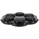 Interactive Wall-Mounted Boxing Target with Bluetooth, LED & Gloves KX3007, Black