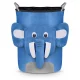 Nukido Toy Basket - Blue Elephant