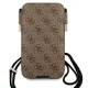 Guess Phone bag GUHCP12M4GPSBR 6.1\" brown/brown 4G Metal Logo