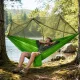 Green Double Camping Hammock with Mosquito Net (250x140 cm, 150 kg)