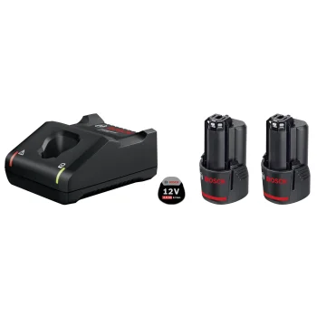 Bosch 12V 2x 2.0Ah Battery and Charger Starter Set GAL 12V-40