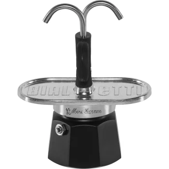 Bialetti MINI EXPRESS 2TZ Espresso Maker, Black