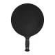 Round Hairdressing Mirror with Handle Q-35, Black