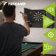 Electronic Dart Board Trizand 27046 with Cabinet, 27 Games for up to 16 Players